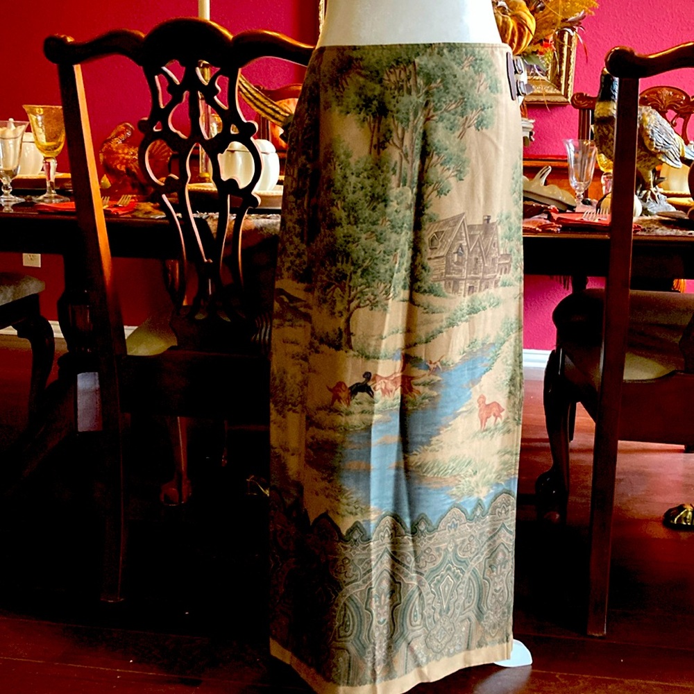 Lauren Ralph Lauren wrap skirt 10 from vintage Balmoral collection